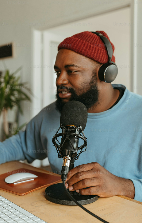 Podcast recording